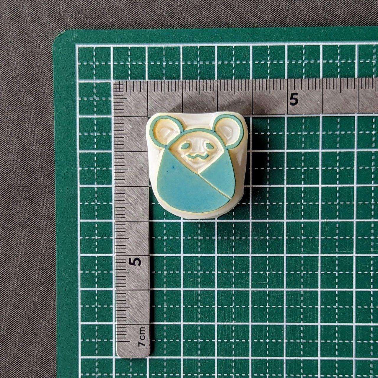 消しゴムはんこ　お正月ねずみもちはんこ | 5枚目