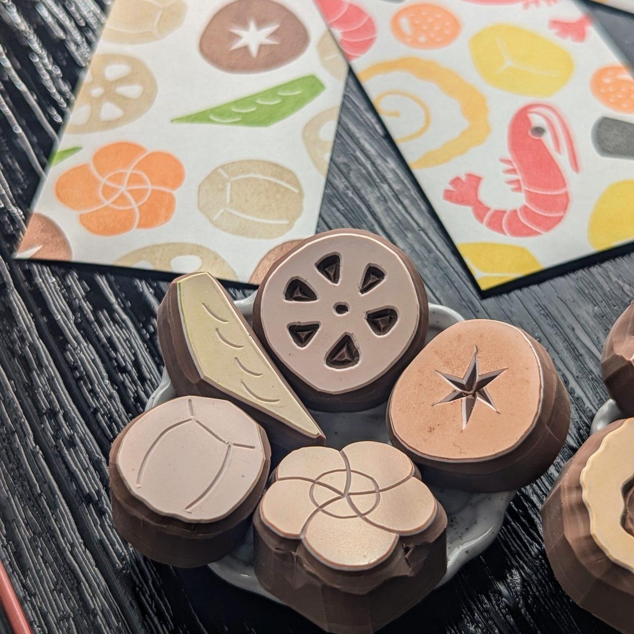 消しゴムはんこ　おしょうがつおせちフルセット | 3枚目