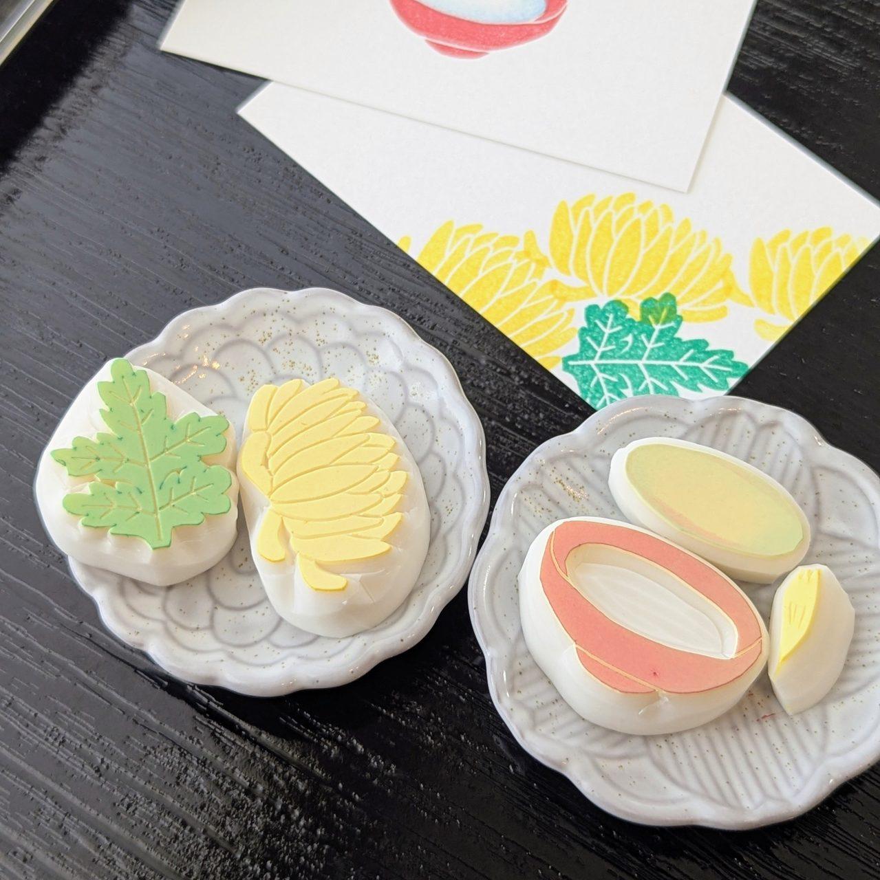 消しゴムはんこ　きくざけセット | 3枚目