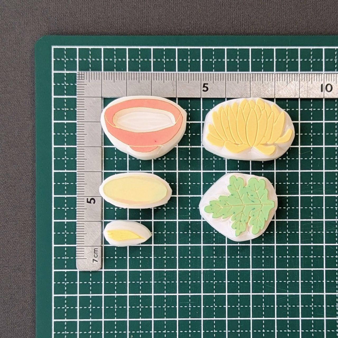消しゴムはんこ　きくざけセット | 6枚目