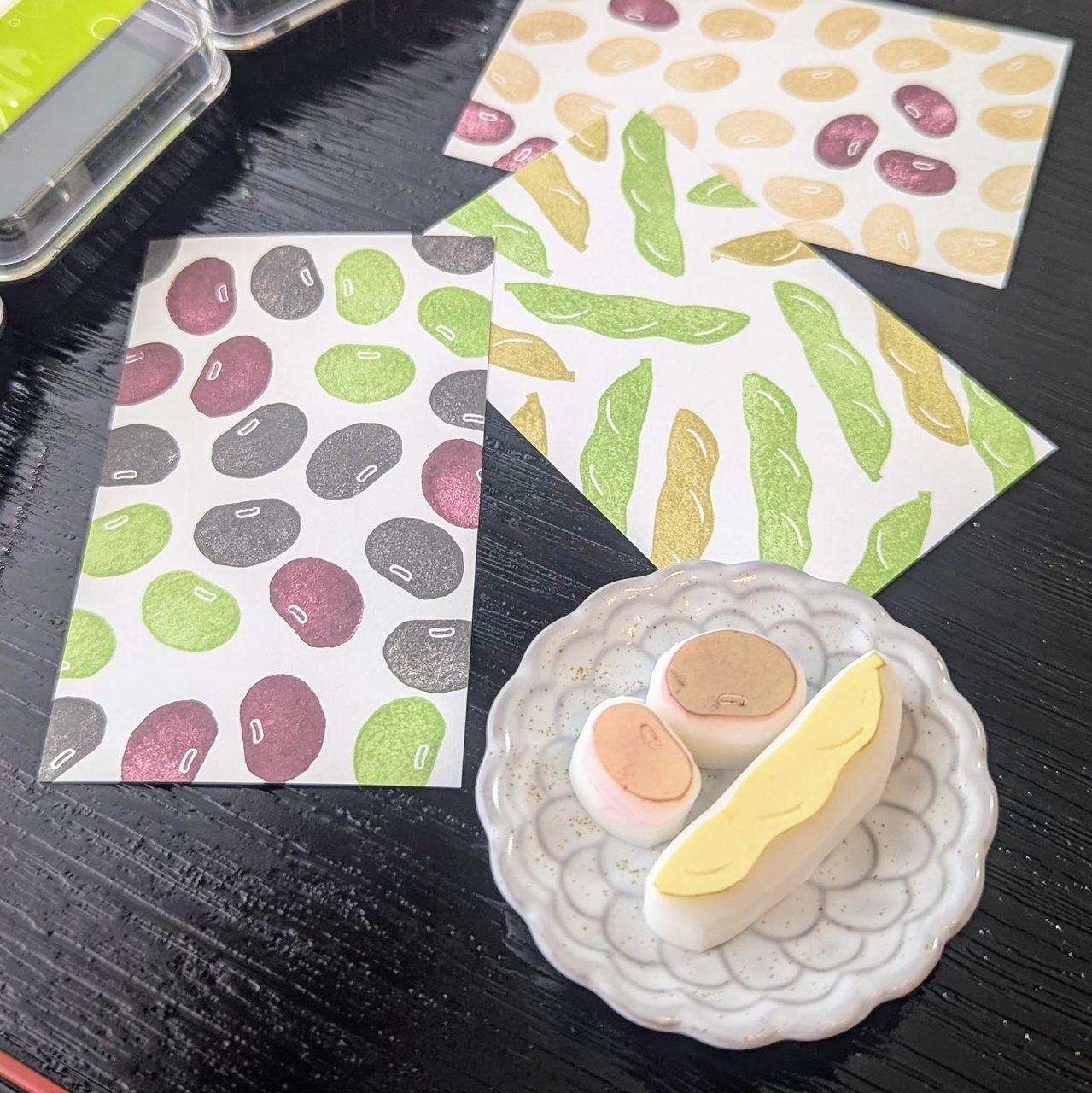 消しゴムはんこ　まめセット