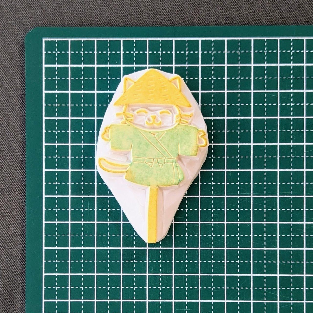 消しゴムはんこ　ねこかかしはんこ | 4枚目