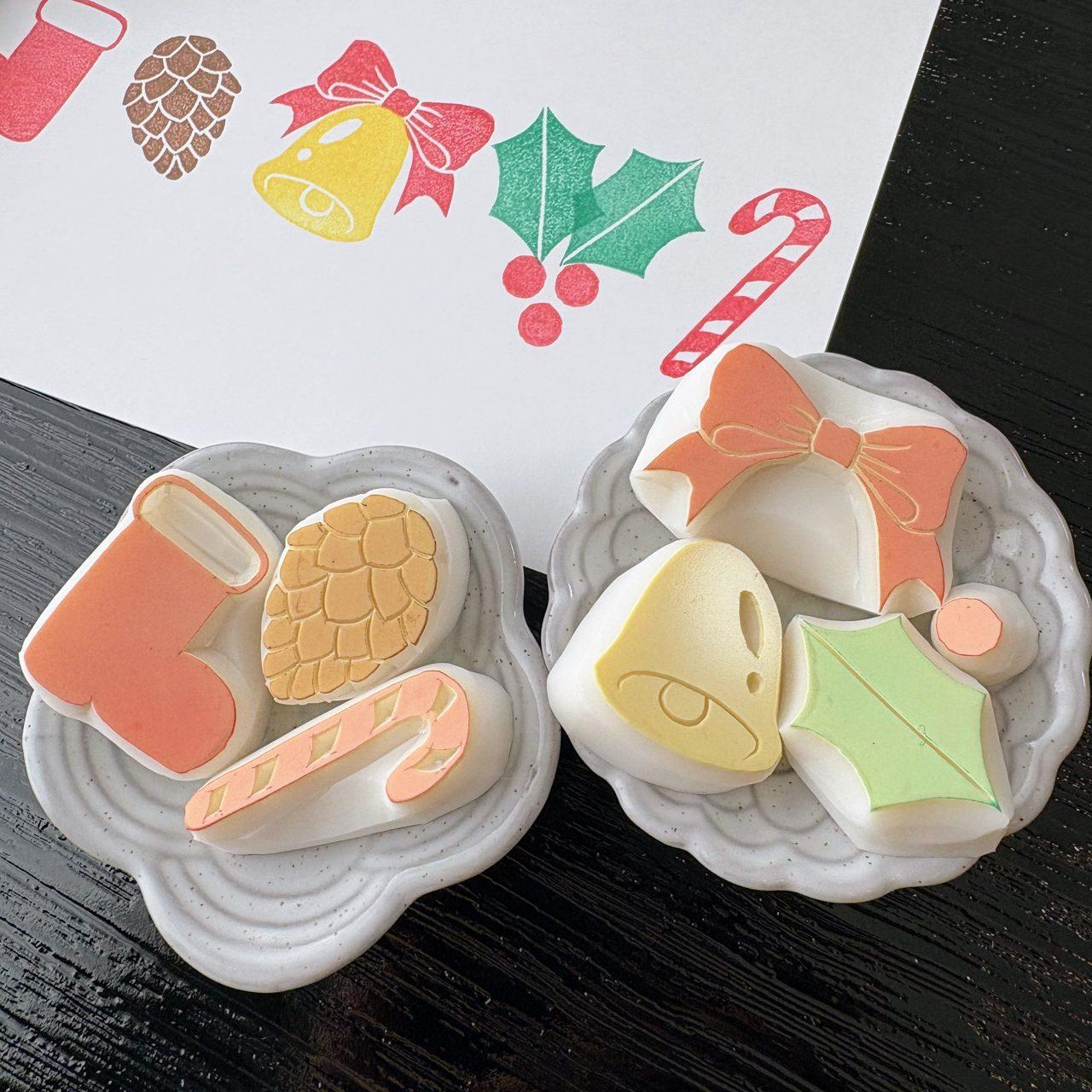 消しゴムはんこ　クリスマスセット | 3枚目